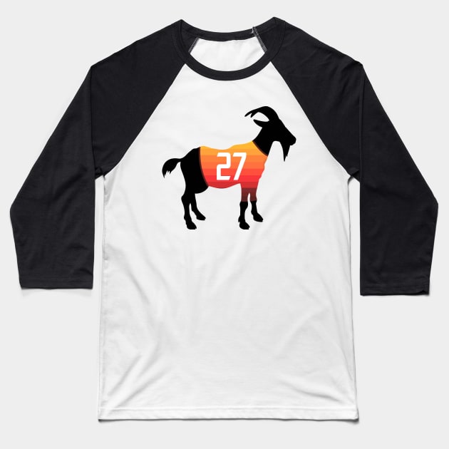 Gobert GOAT Baseball T-Shirt by slawisa